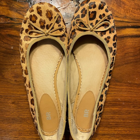 BP. Leopard Print Cowhide Flats Women’s size 8M - Picture 6 of 10